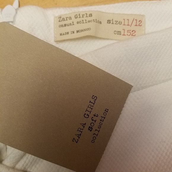 ZARA GIRLS FRONT LACE UP PANTS NWOT - Picture 4 of 4